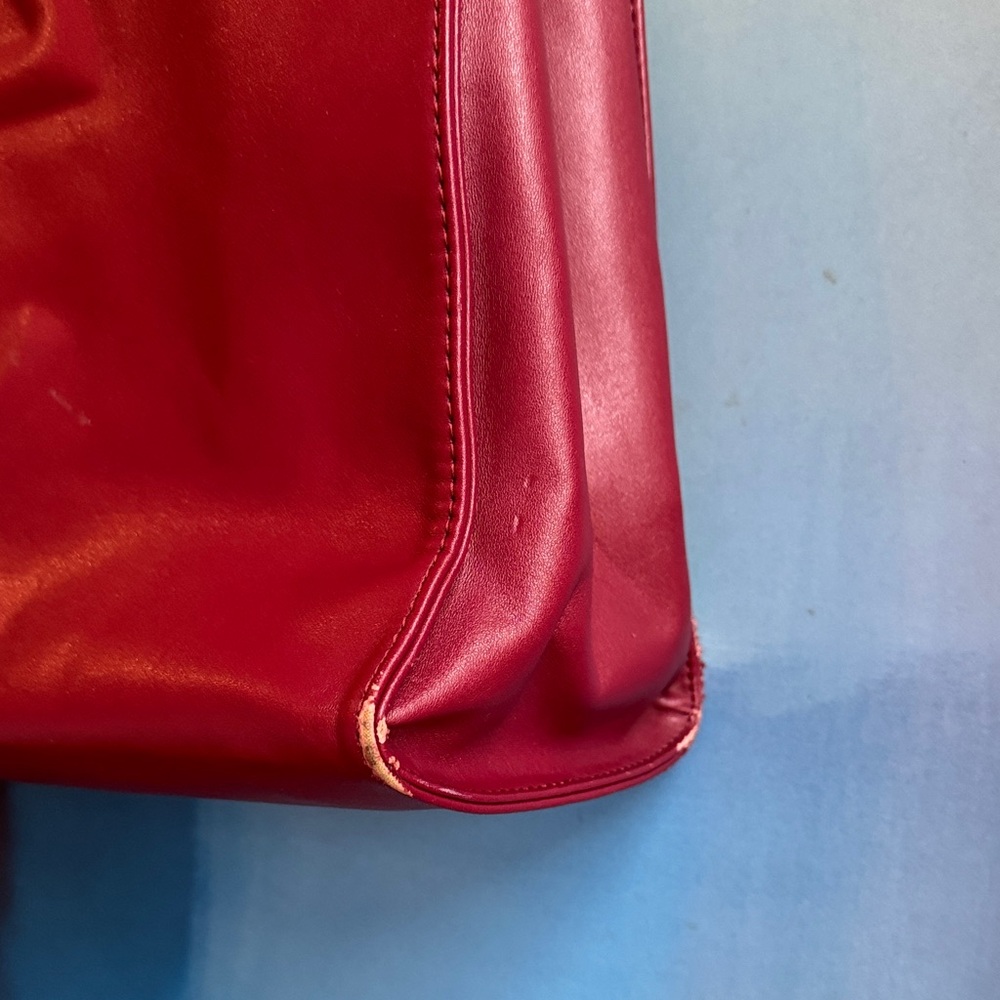 Telfar Deep Burgundy Vegan 2005 Tote Shopper - Picture 5 of 17